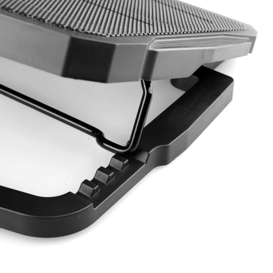 Jäähdytysalusta kannettavalle tietokoneelle 4x tuuletin 2xUSB musta