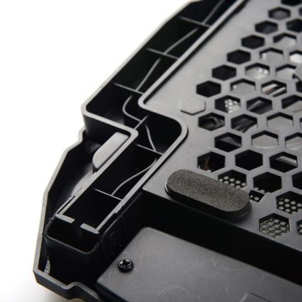 Jäähdytysalusta kannettavalle tietokoneelle 4x tuuletin 2xUSB musta