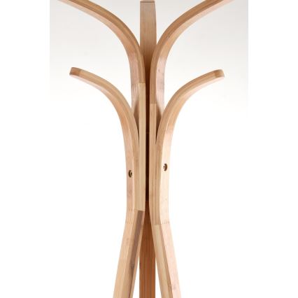 Jalallinen naulakko 177 x 52 cm, ruskea