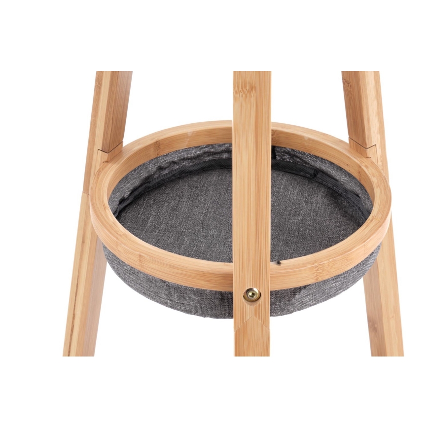 Jalallinen naulakko 177 x 52 cm, ruskea