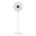 Jalallinen tuuletin 25 W / 230 V, 130 cm korkea, valkoinen + kaukosäädin