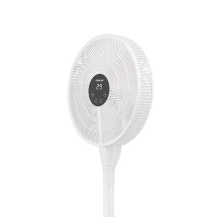 Jalallinen tuuletin 25 W / 230 V, 130 cm korkea, valkoinen + kaukosäädin
