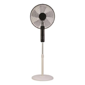Jalallinen tuuletin 60W/230V, 135 cm, valkoinen/musta + kaukosäädin