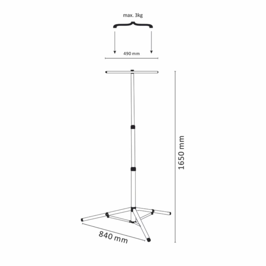 Jalusta kohdevalolle 165 cm