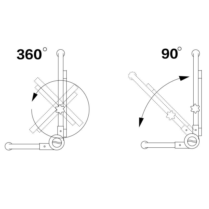 Jalustallinen LED-työvalo LED/50W/230V 5000K IP65 oranssi