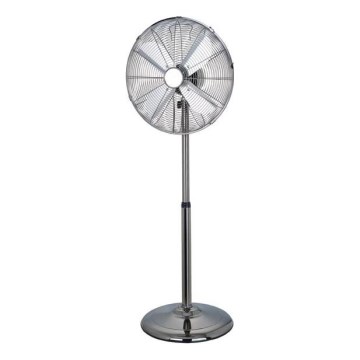 Jalustatuuletin 50W/230V 110 cm, ruostumaton teräs