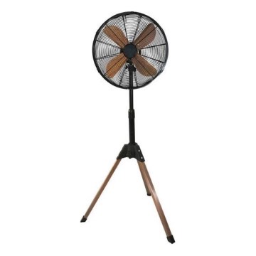 Jalustatuuletin 60W/230V 133 cm musta/kupari + kaukosäädin