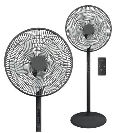 Jalustatuuletin VIENTO-R 40W/230V, musta + kaukosäädin