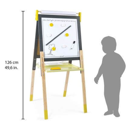 Janod - Harmaa magneettitaulu