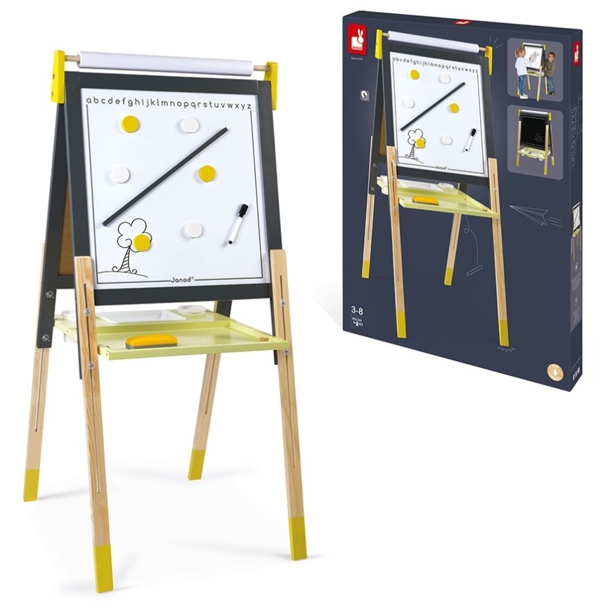 Janod - Harmaa magneettitaulu