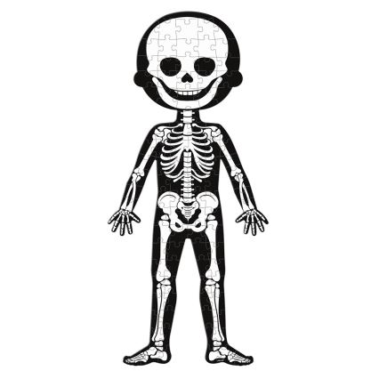 Janod - Lasten opetuksellinen palapeli 225 pcs ihmiskeho