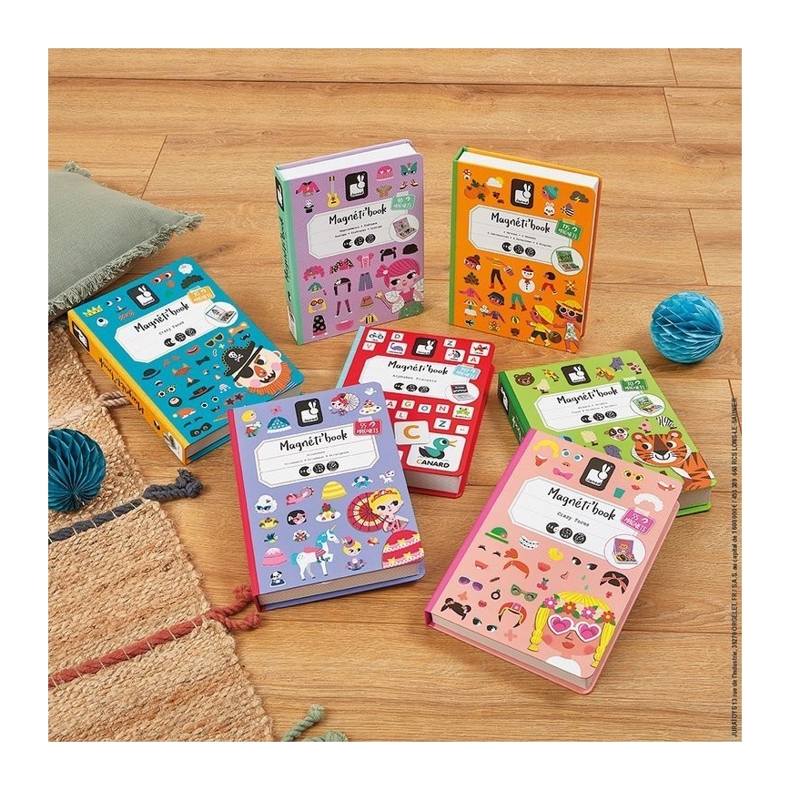 Janod - Magneettinen interaktiivinen setti MAGNETIBOOK eläimet