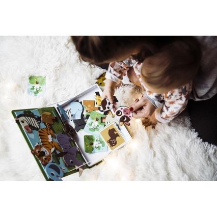 Janod - Magneettinen interaktiivinen setti MAGNETIBOOK eläimet