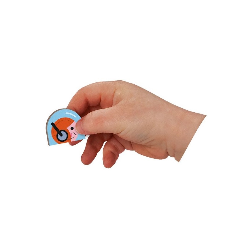 Janod - Magneettinen interaktiivinen setti MAGNETIBOOK kuljetusväline