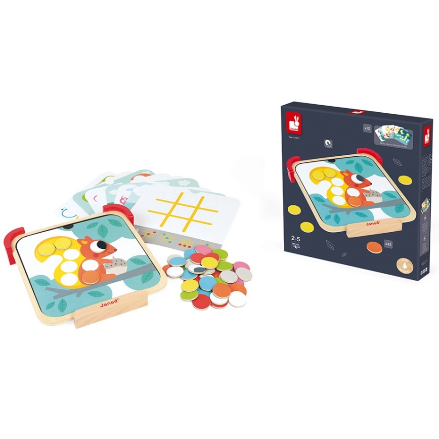 Janod - Magneettinen palapeli LEARNING TOYS