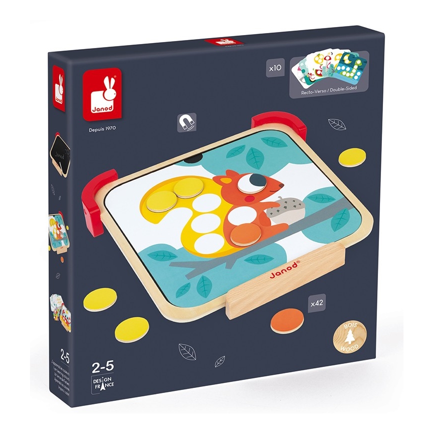 Janod - Magneettinen palapeli LEARNING TOYS