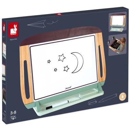 Janod - Magneettinen pöytälevy vihreä/ruskea