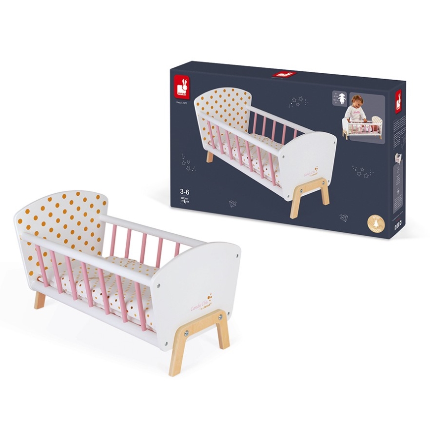 Janod - Nukkesänky CANDY CHIC