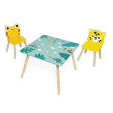Janod - Puinen pöytä ja tuolit TROPIK