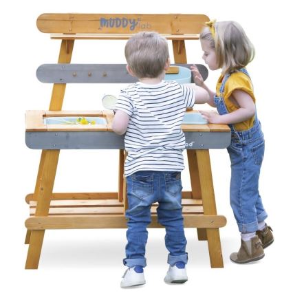 Janod - Puinen ulkoleikkikeittiö MUDDY LAB