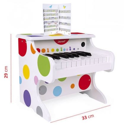 Janod - Sähköpiano CONFETTI 4xAA