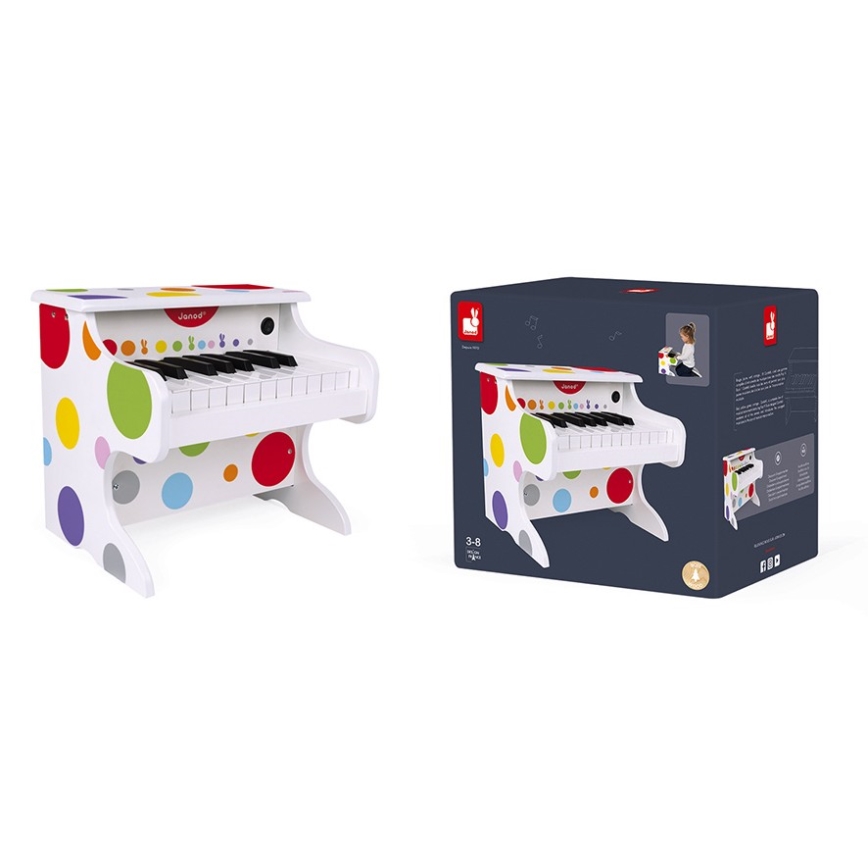 Janod - Sähköpiano CONFETTI 4xAA