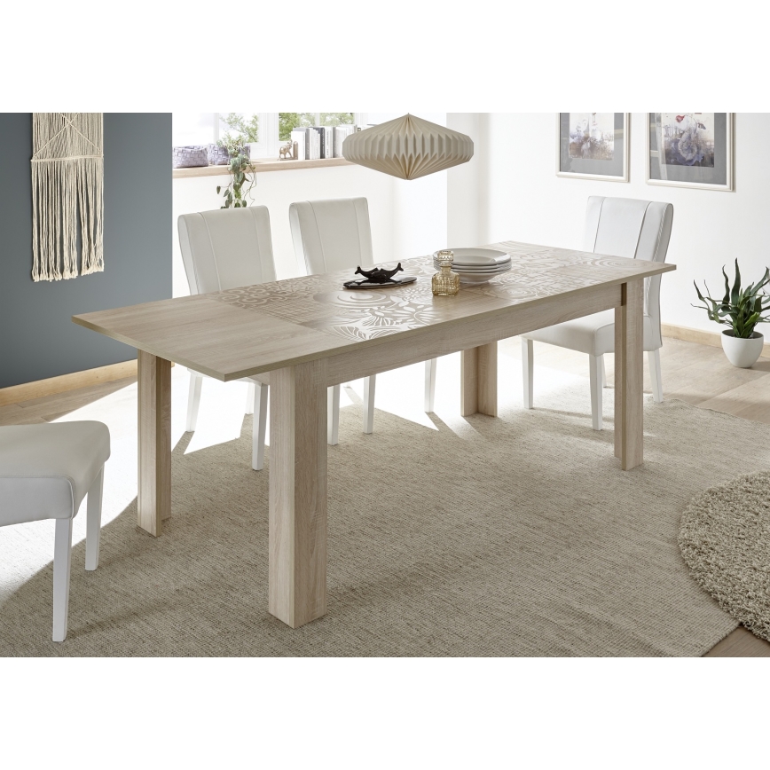 Jatkettava ruokapöytä ARIA sonoma-tammi