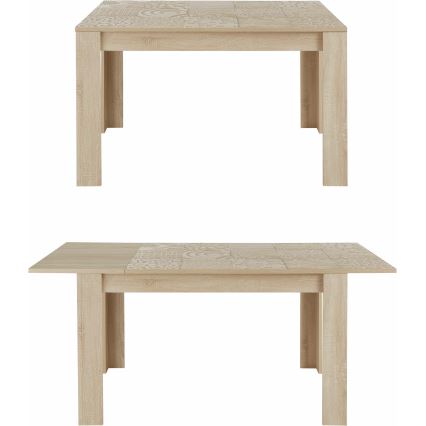 Jatkettava ruokapöytä ARIA sonoma-tammi