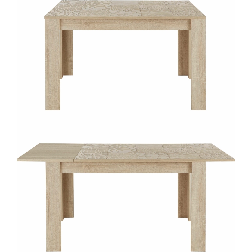 Jatkettava ruokapöytä ARIA sonoma-tammi