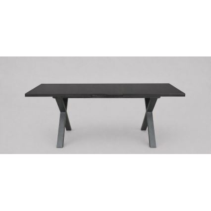 Jatkettava ruokapöytä DOMO 150/190x80 cm musta