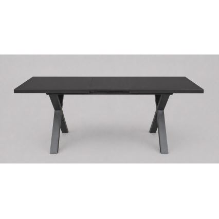 Jatkettava ruokapöytä DOMO 150/190x80 cm musta