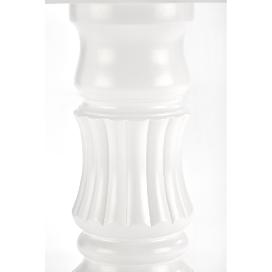 Jatkettava ruokapöytä WILLIAM valkoinen