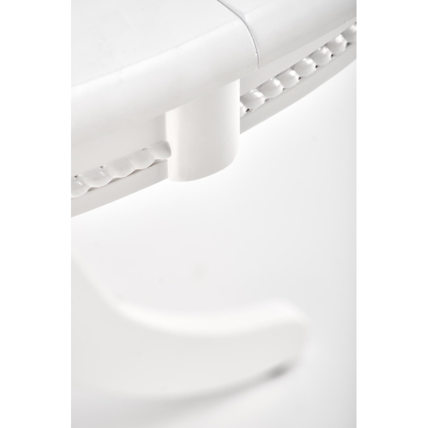 Jatkettava ruokapöytä WILLIAM valkoinen