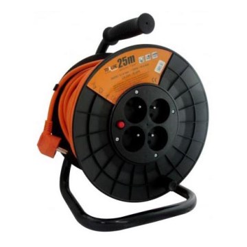 Jatkojohdon kela 25 m