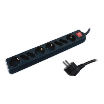 Jatkojohto kytkimellä SCHUKO 8Z 1,5 m