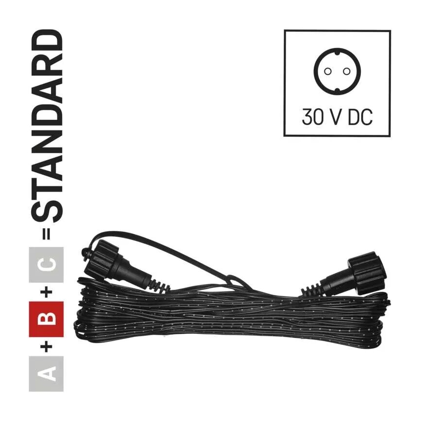 Jatkojohto ulkokäyttöön ketjujen yhdistämiseen 10 m IP44