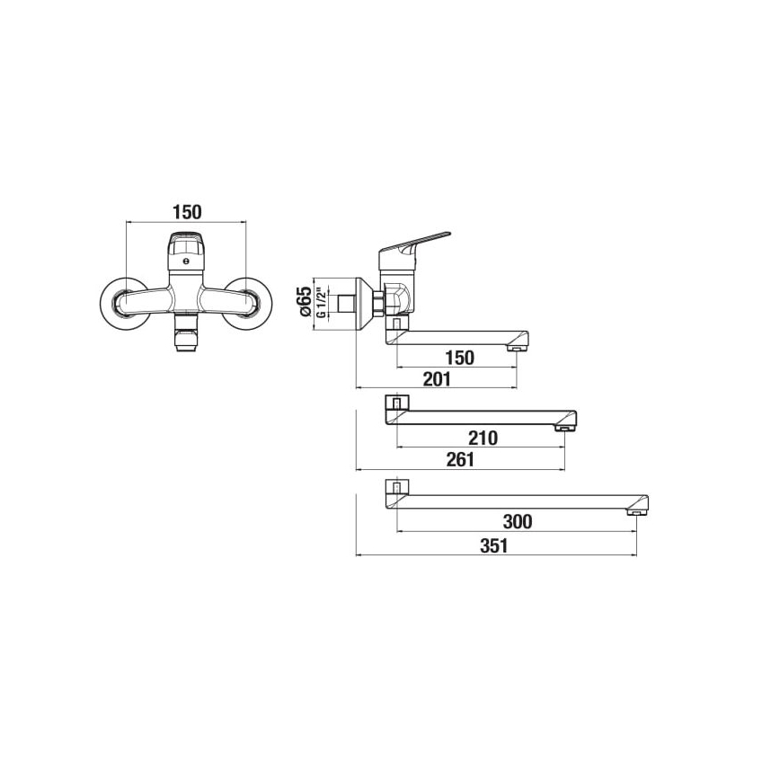 JIKA H3112E70042201 - Pesuallashana TALAS 15x20,1 cm kiiltävä kromi