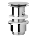 JIKA H3917100040001 - Pesualtaan CLICK-CLACK-tyhjennysventtiili, Ø 6,3 cm, kiiltävä kromi