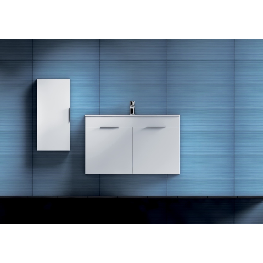 JIKA H4536011763001 - Kylpyhuonekaappi pesualtaalla CUBE 60,7x65 cm valkoinen