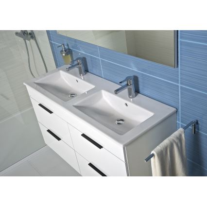 JIKA H4537621763001 - CUBE 80 cm valkoinen allaskaappi pesualtaalla