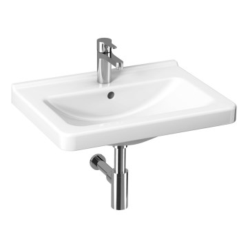 JIKA H8104220001041 - Ripustettava pesuallas CUBITO 55x42 cm keramiikka/valkoinen