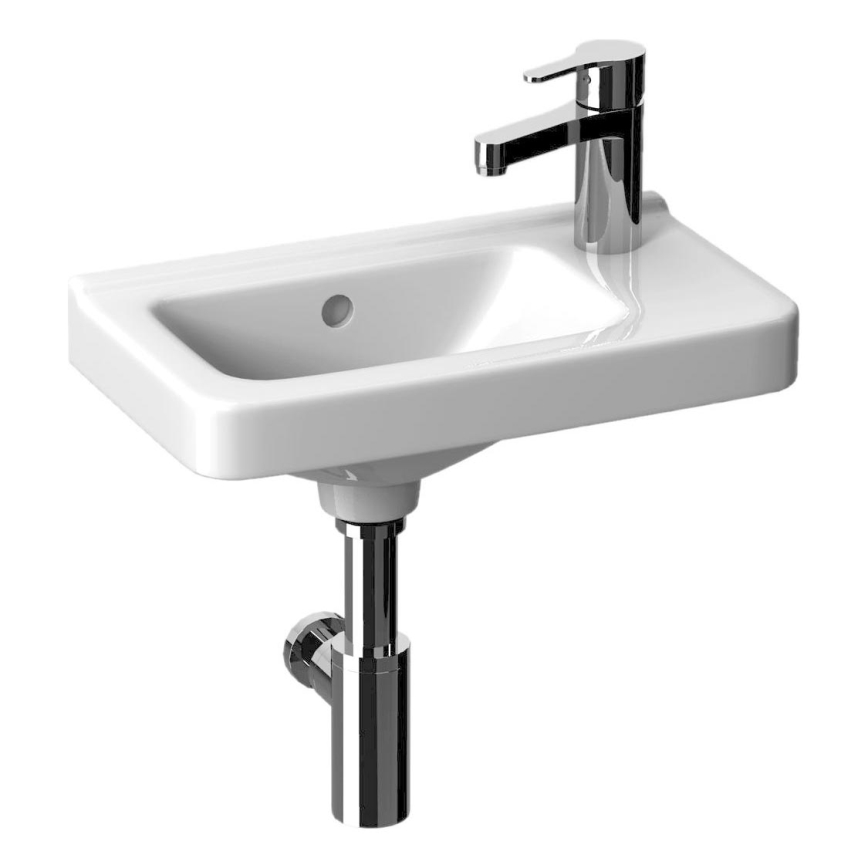 JIKA H8114240001061 - Ripustettava pesuallas CUBITO 45x25 cm keramiikka/valkoinen