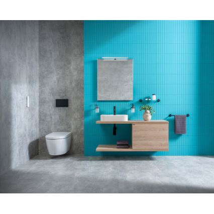 JIKA H8183660001121 - ASTRA 53x31 cm tasoon asennettava pesuallas, keramiikka/valkoinen