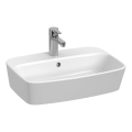 JIKA H8183820001041 - Tasoon asennettava pesuallas LYRA 55x40 cm keramiikka/valkoinen