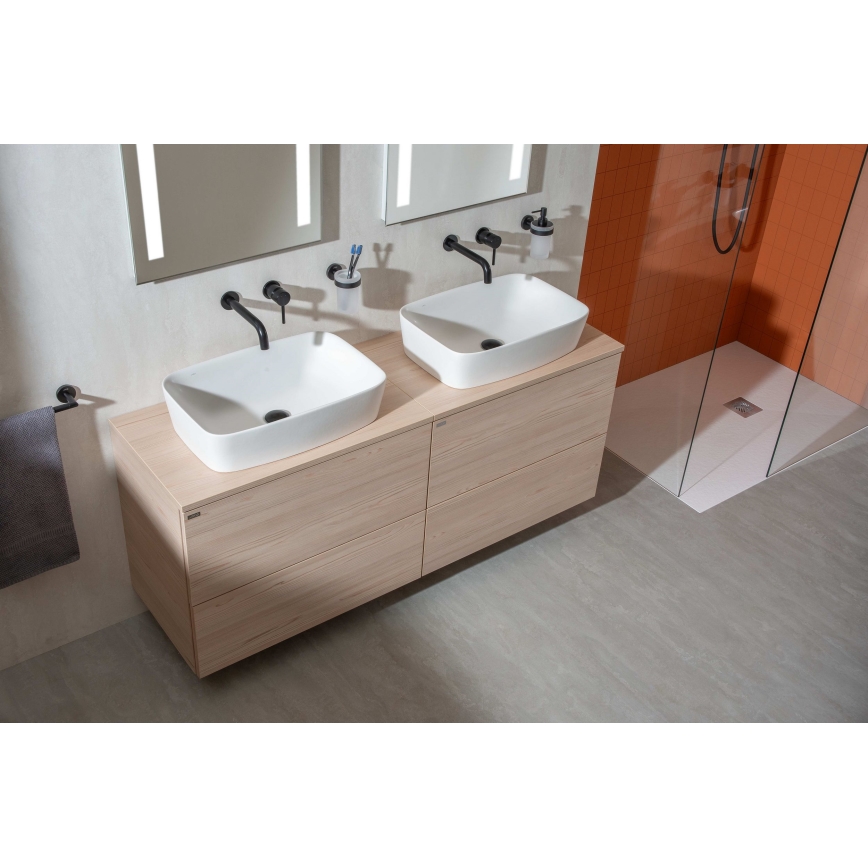 JIKA H8183827571041 - Upotaso tasolle LYRA 55x40 cm keramiikka/matvalkoinen