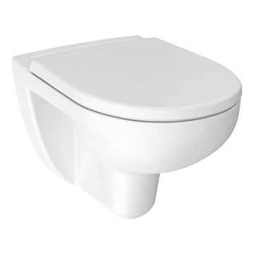 JIKA H8663840000001 - Seinään asennettava WC LYRA keramiikka/valkoinen + WC-istuinkansi SoftClose LYRA duroplast/valkoinen