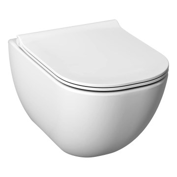 JIKA H8667140000001 - Seinään asennettava WC MIO, keraaminen/valkoinen + WC-istuimen kansi SoftClose MIO, duroplasti/valkoinen