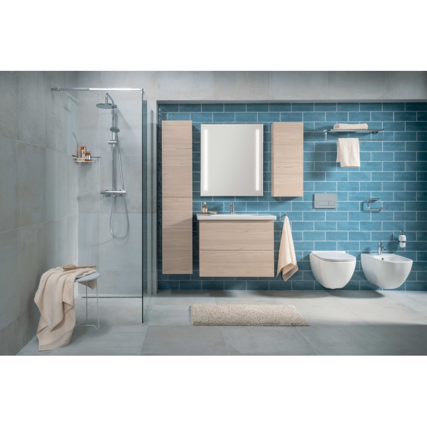 JIKA H8667140000001 - Seinään asennettava WC MIO, keraaminen/valkoinen + WC-istuimen kansi SoftClose MIO, duroplasti/valkoinen