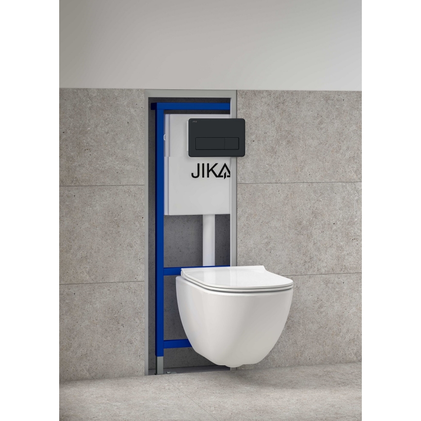 JIKA H8956520000001 - Upotettava moduuli seinään asennettavalle WC:lle, jossa bidet-valmius