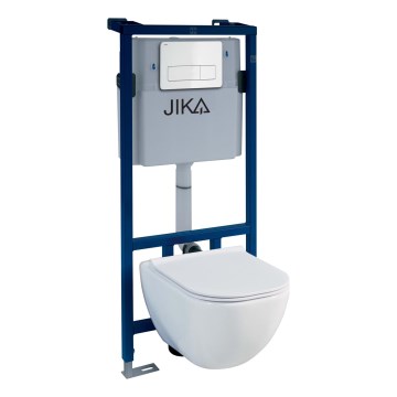 JIKA H8956520000001 - Upotettava moduuli seinään asennettavalle WC:lle, jossa bidet-valmius
